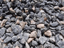 Grå granit skærver 8-11 mm og 11-16 mm (16-22mm) (Drive in) 1/4 M3 CA 375 KG