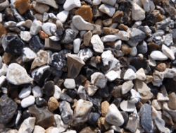 Lyse ærtesten 8-16 mm og 10-20 mm (Drive in) 1/4 M3 CA 350 KG