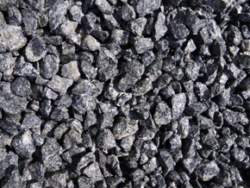 Sort granit skærver 8-11 mm og 11-16 mm og 16-22 mm (Drive in) 1/4 M3 CA 425 KG